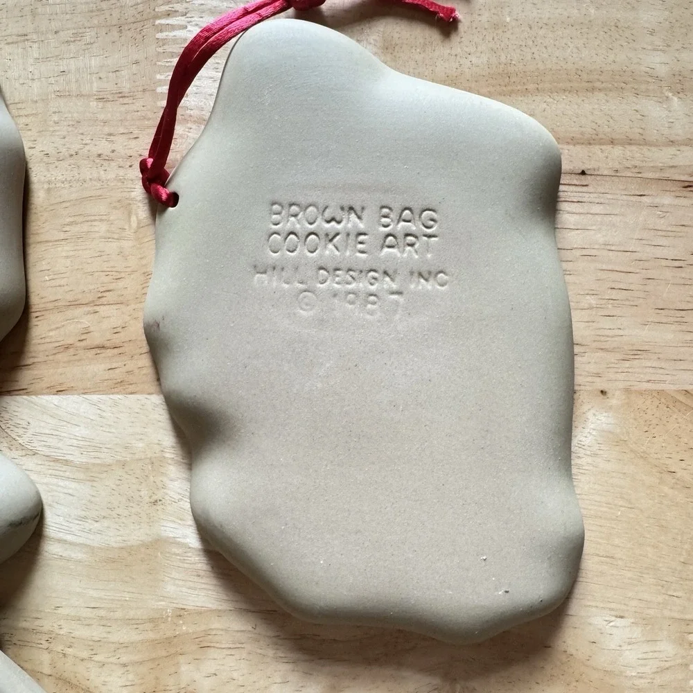 Lot 8 Vintage Cookie Molds Brown Bag‎ Cookie Art + Hartstone Holiday Designs